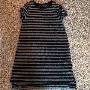 Black and grey casual dress